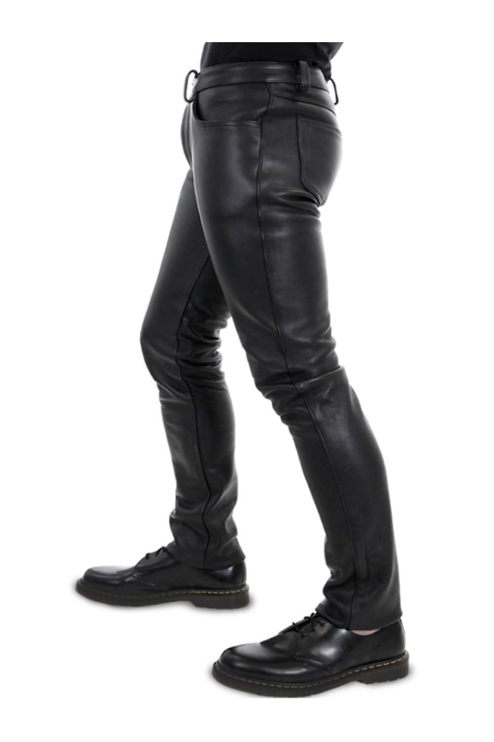 Leather Pants for Men Real Cowhide Aniline Leather