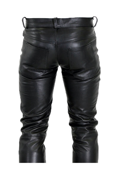  Leather Pants for Men Real Cowhide Aniline Leather