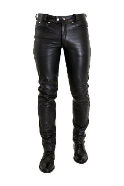  Leather Pants for Men Real Cowhide Aniline Leather