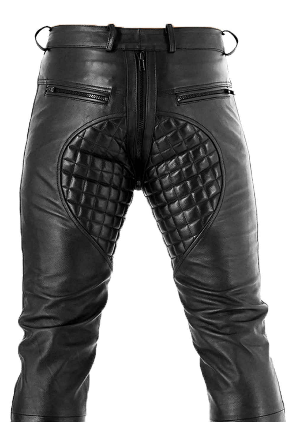 Leather Pants for Men Real Cowhide Aniline Leather