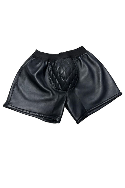 Leather Boxer Underwear for Men Real Cowhide Aniline Leather 