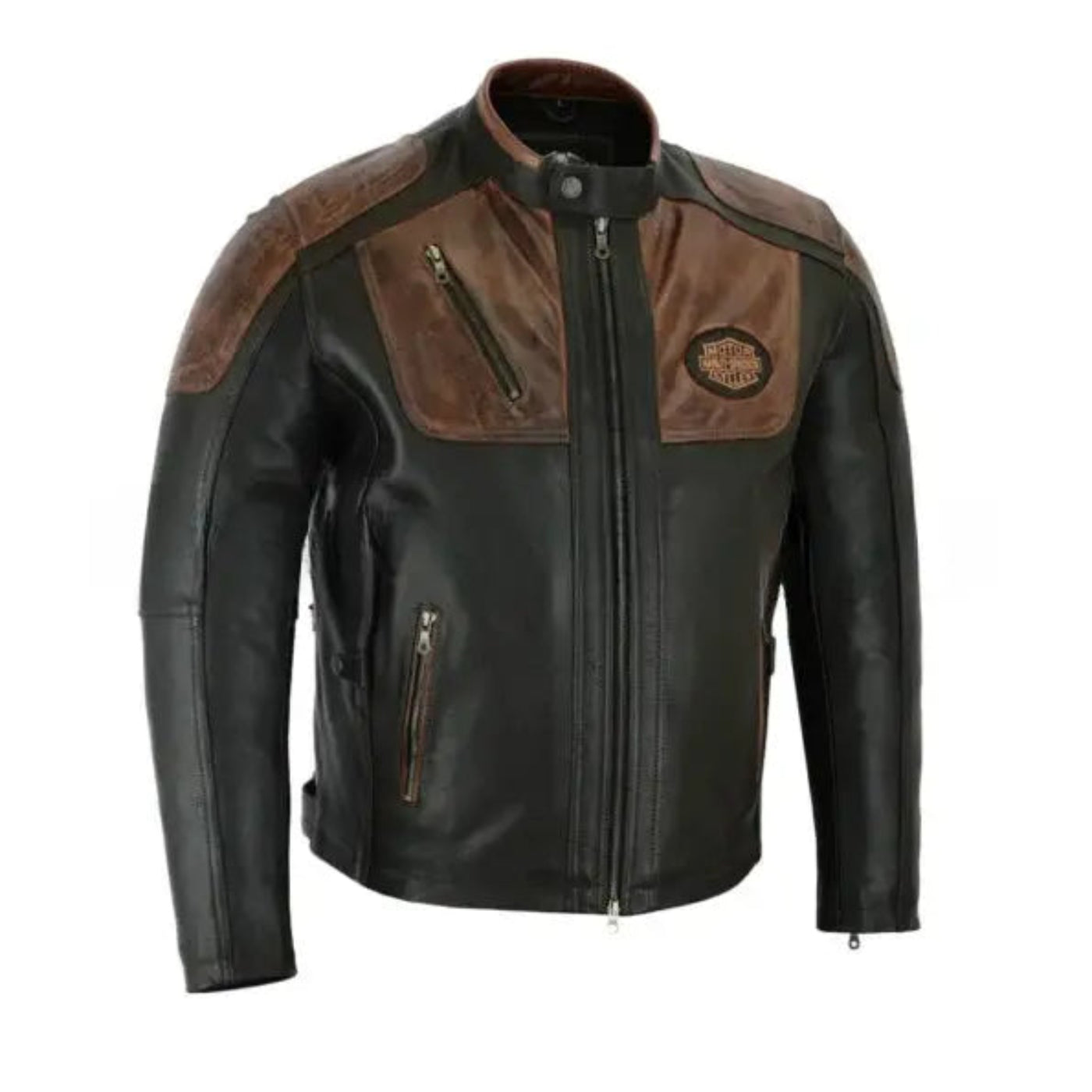 Vintage Biker Leather Jacket for Men