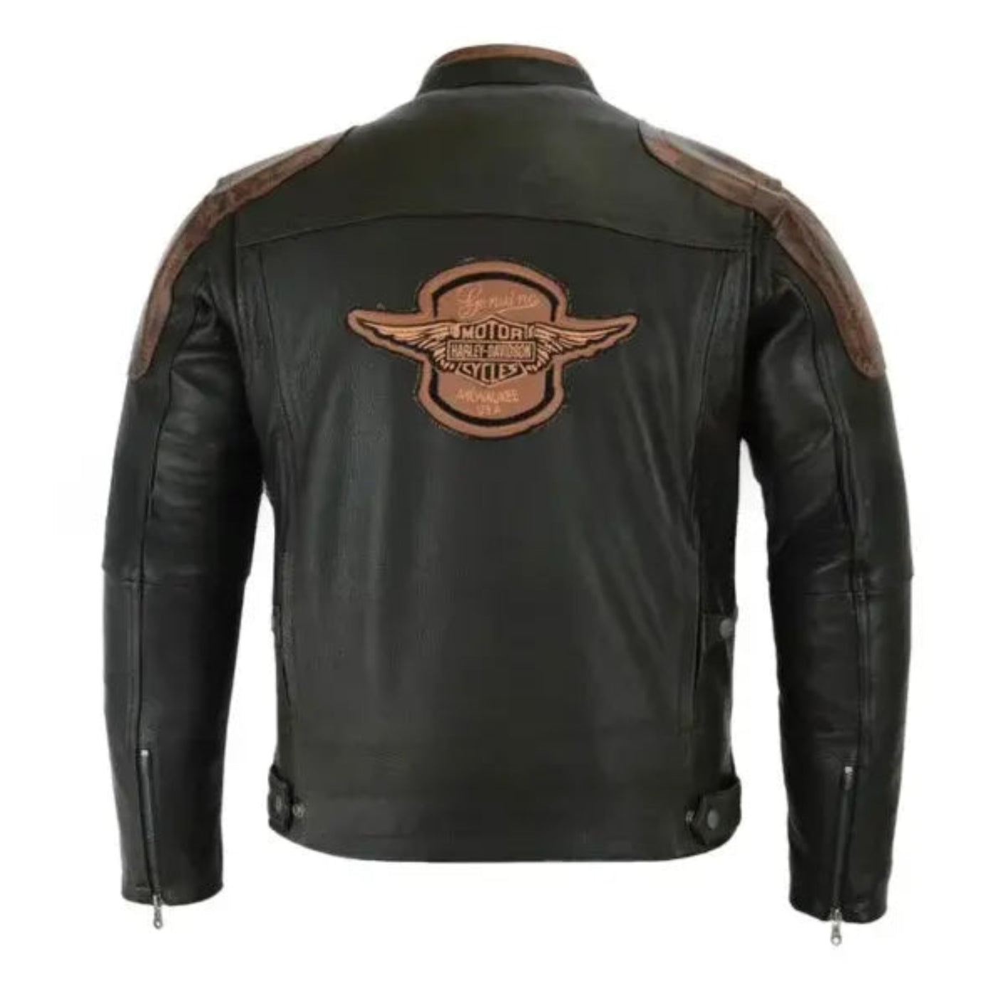 Vintage Biker Leather Jacket for Men