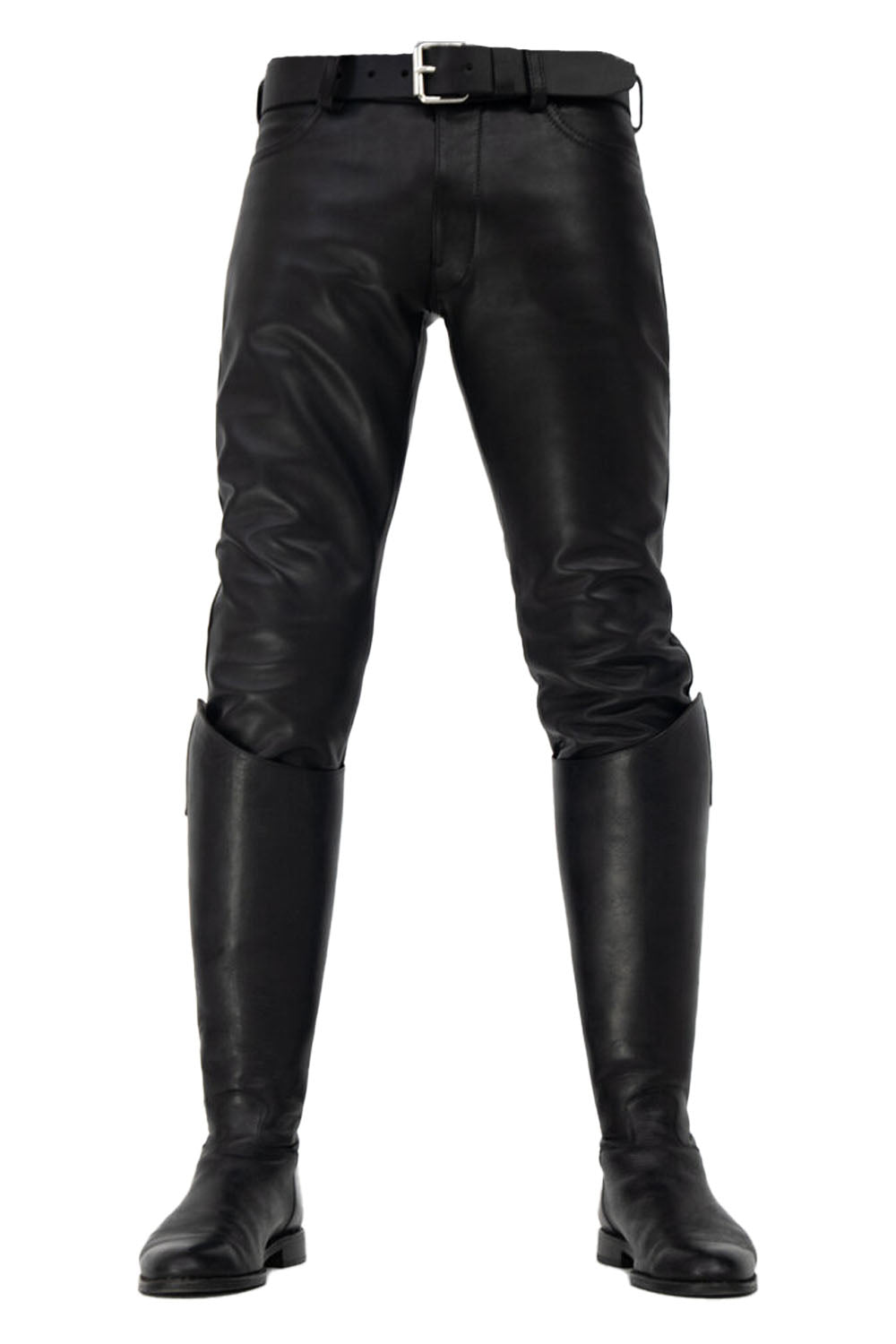 Leather Pants for Men Real Cowhide Aniline Leather