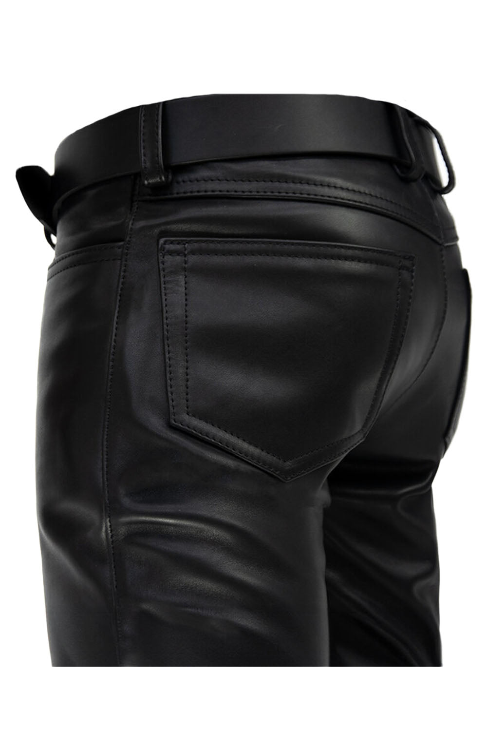 Leather Pants for Men Real Cowhide Aniline Leather