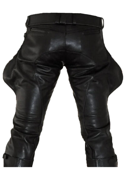 Leather Pants for Men Real Cowhide Aniline Leather