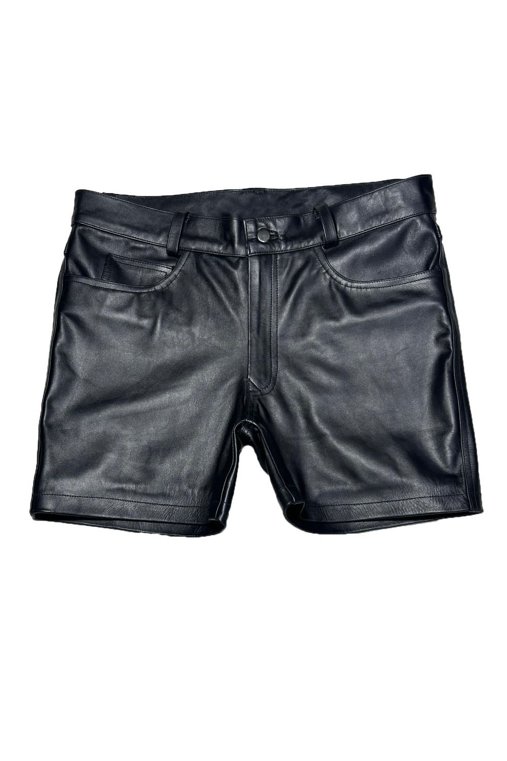 Leather Shorts for Men Real Cowhide Aniline Leather