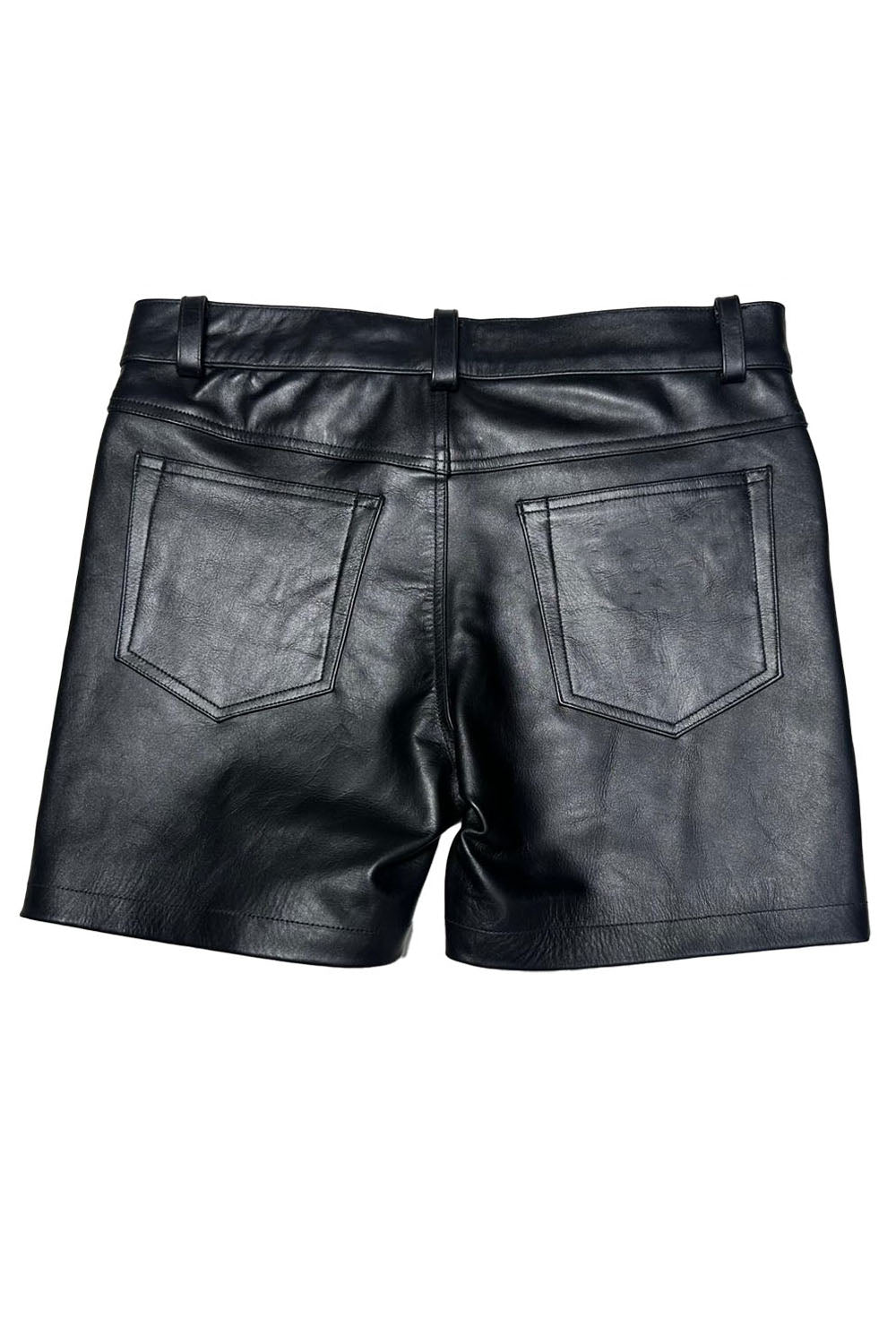 Leather Shorts for Men Real Cowhide Aniline Leather