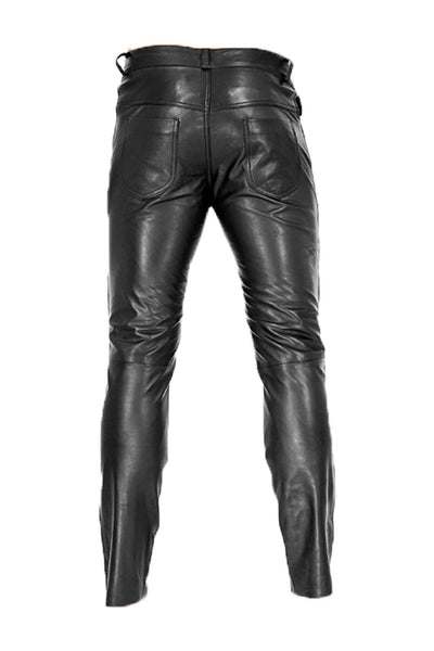 Leather Pants for Men Real Cowhide Aniline Leather