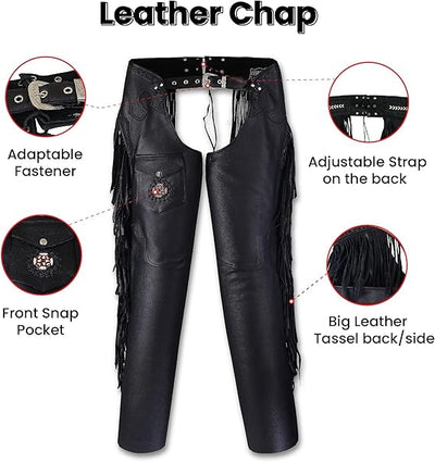 Flair Chap for Men Real Leather